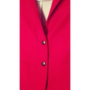 Veste Blazer Femme Gap ACADEMY - Taille 10 - Rouge Et Marine à Rayures - Coton Mélangé